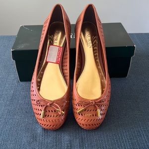 Lauren by Ralph Lauren Tan Flats, 8.5M BRAND NEW, NEVER WORN!